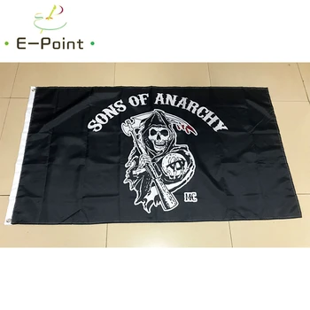 Sons of Anarchy Pavilion 2ft*3 ft (60*90cm) 3ft*5ft (90*150 cm) Dimensiuni Decoratiuni de Craciun pentru Casa Pavilion Banner Cadouri
