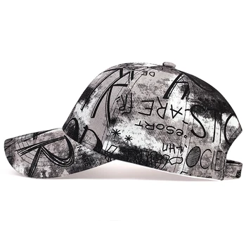 Moda de vara Doodle Șapcă de Baseball Tata Pălăria în aer liber Graffiti Reglabil Snapback capace de Sport Vizor Pălării Student Hip-Hop Capac gorra