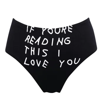 De Brand Nou Pentru Femei Talie Mare Brazilian Obraznic Slip Bikini Bottom Scrisoare Tanga Ruched Boxeri Chiloti Lenjerie