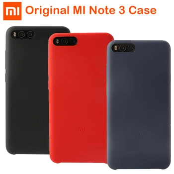 Original Xiaomi Mi Note 3 Caz Silicon capac de cauciuc originale Mi Note3 Silicon confortabil parte sentimentele Microfibre MiNote3 Acoperi