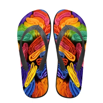 NOISYDESIGNS Vară Bărbați Stil Flip-Flop-uri de Moda din Cauciuc rezistent la Uzura Papuci de sex Masculin Plat Flipflop Colorate Sandale de Plaja, Pantofi