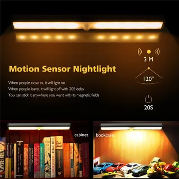 Wrumava LED Lumina de Noapte IR Senzor de Miscare Cabinet CONDUS de Lumină Wireless Lampa de Perete cu 10 led-uri de Lumină Cu Mișcare Senssor Pentru Acasă Toaletă