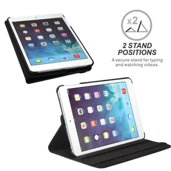 De caz Pentru iPad 2 3 4 360 de Grade de Rotație PU Capac din Piele pentru Apple iPad 2 3 4, Stand Titular Cazuri Tabletă Inteligentă A1395 A1396 A1430