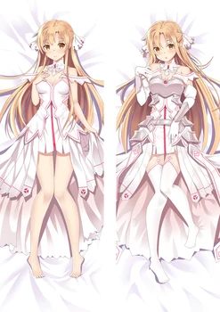 Anime-ul Sword Art Online Pernă Acoperă Dakimakura Cazul de Fata Sexy 3D față-verso Pat Îmbrățișându Corp față de Pernă 03