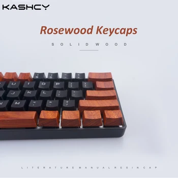 Kashcy lemn tastelor pentru tastatura mecanica lemn de trandafir din lemn masiv taste tasta Esc Cherry mx OEM