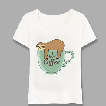 Femei Cu Maneci Scurte Am Nevoie De O Cafea Tricou Super Amuzant Lenea Design Tricouri Fata Simpla Topuri Casual Fată Drăguță Teuri Harajuku