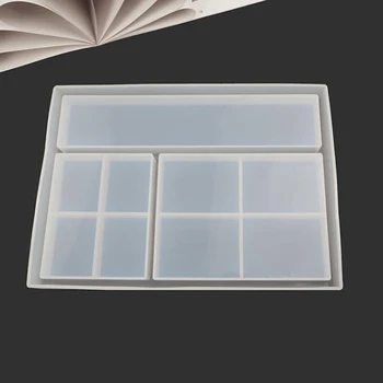 Noua Cutie de Depozitare tava desktop bijuterii tava de silicon mucegai Pentru diy cristal epoxidice tava de Moda Stocare, placă de mucegai
