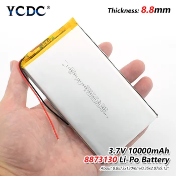 1/2/4 buc acumulatori lipo baterie 3.7 V 8873130 10000 mah tableta litiu-polimer baterie Pentru Tableta GPS DVD Jucarii Electrice
