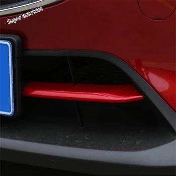Lapetus Grila Fata Grill de Jos Decor Benzi de Acoperire Trim 2 Pc-uri se Potrivesc Pentru Mazda CX-3 CX3 2016 - 2020 ABS, Accesorii pentru Exterior