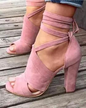 Sandalias Mujer 2020 Femei Sandale Gladiator Tocuri inalte Pompe de Curea Cataramă de Curea Pantofi de Vară de Moda Doamnelor Pantofi mărimea 34-43456