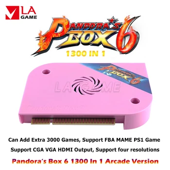 Pandora box 6 1300 de jocuri in 1 joc arcade jamma bord caja pandora pacman arcade pandora 5s 6s 7 pcb tabla de joc VGA HDMI