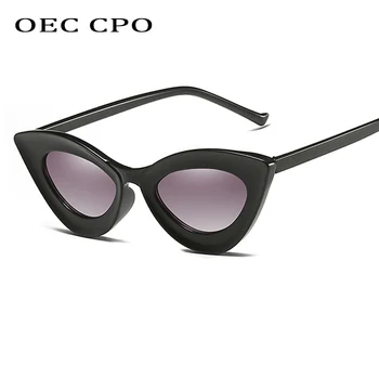 OEC CPO Epocă Ochi de Pisica ochelari de Soare Femei COOL Personalitate Triunghi Ochelari de Soare Pentru Barbati Femei Retro Cumpărături în aer liber Ochelari O41