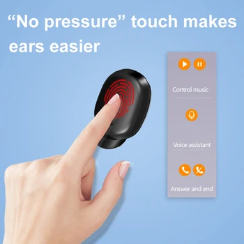 Noi A6X TWS Wireless Căști Bluetooth 5.0 Automată Pereche de Amprente Touch HD Căști Stereo de Reducere a Zgomotului pentru iOS&Android