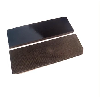 Mâner cuțit material fibra de sticla Negru G10 în 2piese 120*40*6mm material DIY