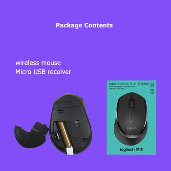 Mouse Optic Wireless Computerul 1000dpi USB Receptor fără Fir pentru Soareci Logitech M275 uz Casnic Accesorii de Calculator