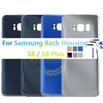 Pentru SAMSUNG Galaxy S8 G950F S8 plus G9550 Spate Capac Baterie Usa Spate Carcasa transparent Caz, Înlocuiți Pentru SAMSUNG S8 Capacul Bateriei