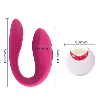 G Spot Fraier Penis Artificial Vibratoare 8 Viteze Wireless De La Distanță În Formă De U, Vibratoare Pizde Care Suge Stimulator Jucarii Sexuale Pentru Cupluri Femei