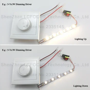 Dimming LED Driver 3x3W Estompat 9 W Watt Iluminare Transformatoare de 600mA 9-13V de Alimentare Pentru 9W GU10 E27 lumina Reflectoarelor Lămpi de Lumină