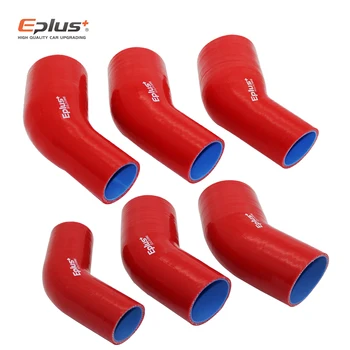 EPLUS Universal Tuburi de Silicon Conector de Furtun Intercooler Turbo Admisie Conducta Cuplare Furtun de 45 de Grade de mai Multe Dimensiuni Red