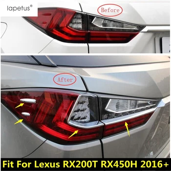 Lapetus Accesorii se Potrivesc Pentru Lexus RX RX450h 2016 2017 2018 2019 2020 ABS Cromat Spate Coada Portbagaj Lumini Lampa de Acoperire Benzi Tapiterie Kit
