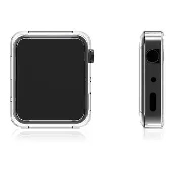 2-Pack Tracker de Fitness Cadru Caz pentru Xiaomi Mi Uit TPU Silicon Transparent Cazuri pentru Mi Band Inteligent Ecran Protector de Acoperire