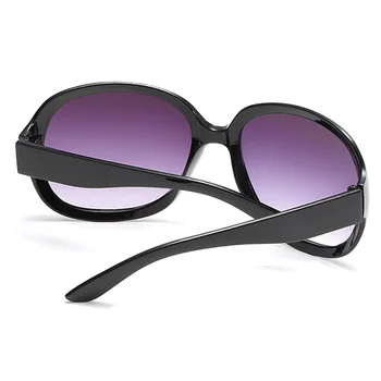 Moda Alb-Negru Ochelari De Soare Femei Supradimensionat Vintage Oval Clar Ochelari De Soare Doamna Nuante Elegante De Vara Ochelari De Oculos