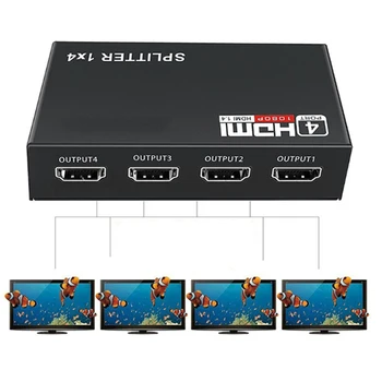Splitter-ul HDMI 4K 3D Full HD 1080p Video HDMI Switch Comutator 1X2 1X4 Dual Display Pentru Laptop, Monitor DVD HDTV Xbox PS3