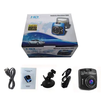 Podofo Mini DVR Auto Camera Dashcam FHD 1080P Registrator Video Recorder G-senzor Viziune de Noapte Înregistrare în Buclă Dash Cam Video
