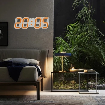 3D LED Ceas de Perete Moderne, Digitale, Ceasuri de Alarmă Acasă Decor Modern, Masa Birou de Noapte ceasuri de Perete Pentru Acasă Decorare Camera de zi