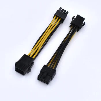 10buc/lot 6-pini la 8 pini PCIe Express Adaptor de Alimentare Cablu 18AWG pentru PC-ul GPU-ul placii Video