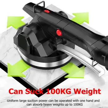 600W 3000mAh placi de Faianta Mașină Reglabil poate suge 100kg Etaj Instrument de Instalare Țiglă de Aspirare Podea, de Perete +2 Baterii + Geanta