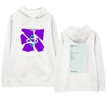 Kpop txt nou album eternitate același imprimare pulover hoodies moda unisex/lana subtire pierde tricoul 2 culori