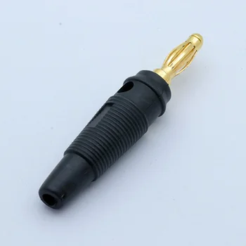 10buc/5pairs Noi 4mm Mufe Placate cu Aur Muzicale Vorbitor de Sârmă de Cablu Pin Banana Conectori