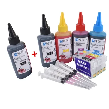 Refill kit ink PENTRU EPSON T1811 Refillable cartuș de cerneală pentru EPSON XP-215 XP-312 XP-315 XP-412 XP-415 XP-225 XP 322 325 422 425