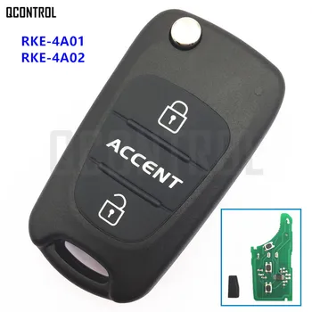 QCONTROL 433MHz Cheie de la Distanță Masina pentru HYUNDAI Accent RKE-4A01 sau RKE-4A02 de Blocare a Ușii Controller