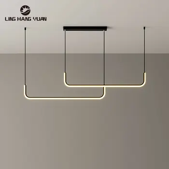 L120cm LED Lustre pentru Dormitor, Sufragerie, Bucătărie, sufragerie Decor Agățat de Iluminat Lustre Acasă Candelabru de Iluminat Interior