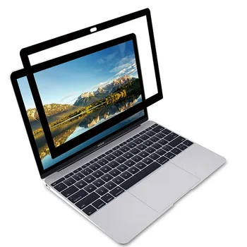 Ușor Lipi Nici o Bulă Ecrane folie de Protectie Cadru Negru Pentru întârzierea 2012/2013//Începutul anului MacBook Pro Retina 15.4 inch