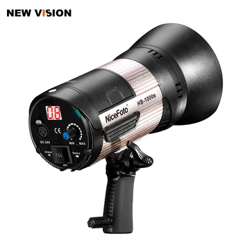 NiceFoto HB-1000B 5500K în aer liber Video cu LED-uri de Lumină cu 3000mAh Li-ion Baterie Pack 1 Ore Putere maximă de Iluminare,APP Mobil de Control
