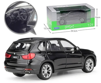 WELLY Scara 1:24 turnat sub presiune Jucărie Mașină BMW X5 Ridicat de Simulare Modelul Clasic SUV Aliaj Metalic Mașină de Jucărie Pentru Copii, Cadouri de Colectie