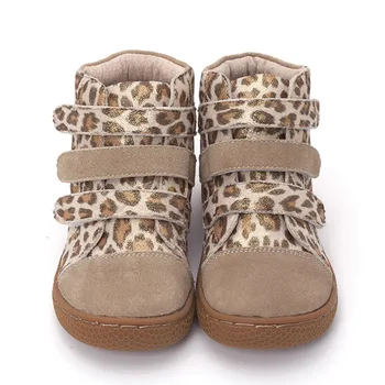 Pekny bosa Brand kids leopard cizme glezna copilului din Piele desculț pantofi copilul fete și băieți pantofi pentru primavara toamna 25-35