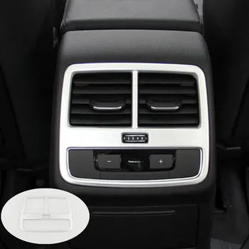 Pentru Audi A4 b9 2016 2017 ABS-Accesorii Cromate Masina din Spate Aer conditionat priza de Aerisire cadru Panou Paiete Capacul ornamental autocolant