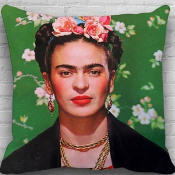 Frida Kahlo Mexican Foc Dreptunghiulare Față De Pernă Față De Pernă Digitale Imprimate Arta Decorativa Pictor Design Personalizat Desen