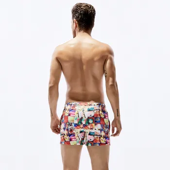 Noi SEOBEAN bărbați pantaloni Scurți de Plajă print pantaloni scurți Uscare Rapida de sex masculin de moda pantaloni Scurți de culoare S/M/L/XL