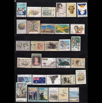 Australia e-Mail Folosit Timbre Poștale 100 BUC/lot ,Toate diferite, cu timbru de colecție post de timbru
