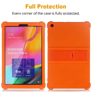Caz pentru Samsung Galaxy Tab S7 S7 Plus T870 T970 A7 SM-T500 S6 Lite 10.4 P610 T510 S5E T720 T290 Copiii Caz Moale cu Capac de Silicon