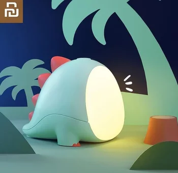 Youpin Silicon Lumina de Noapte Desene animate Dinosaur pentru Copii Jucarii Animale LED Masă Lampă USB Copilul Noptiera Pepinieră Creativ Cadou de Vacanță