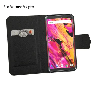 5 Culori Calde! Vernee V2 pro Caz Telefon cu Capac din Piele,Pret de Fabrica Protecție Completă Flip Stand Piele Coajă de Telefon de Cazuri
