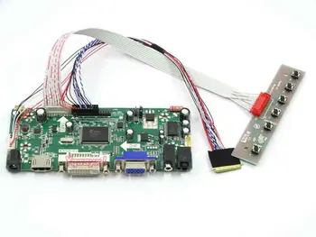 Yqwsyxl Control Board Monitor Kit pentru N140BGE-L33 N140BGE-L42 N140BGE-LB3 HDMI+DVI+VGA LCD ecran cu LED-uri Controler de Bord Driver