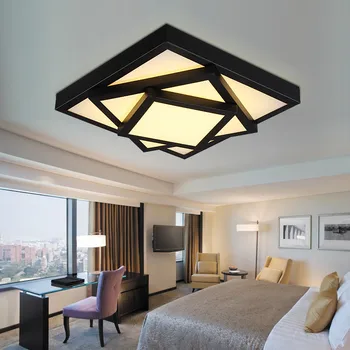 Moderne, geometrice art Personalitate led lumini plafon lampă pentru living, dormitor lustru de sala casa de iluminat interior estompat abajur