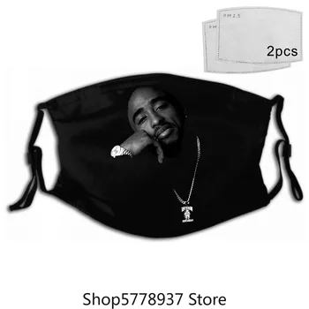 Vintage ANII ' 90 Tupac Shakur Moarte Bootleg Lanț Masca Rap masca Hip Hop 2Pac